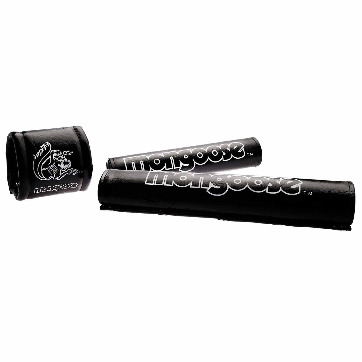 Mongoose vinyl pad set black - old school bmx - Bmx Products AU