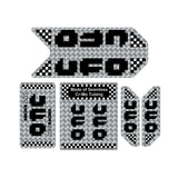 MT Racing - 1984 - 1985 UFO Black on PRISM decal set - old school bmx - Bmx Products AU