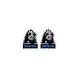 Panda - Black blue on PRISM fork Decals - old school bmx - Bmx Products AU