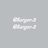 Panda - Charger 2 die cit top tube Decals - old school bmx - Bmx Products AU
