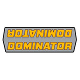 Raleigh - DOMINATOR dragster down tube decal - Bmx Products AU