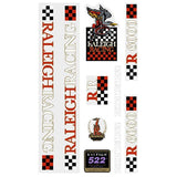 Raleigh - R6000 bmx RED on Clear decal set - Old school bmx - Bmx Products AU