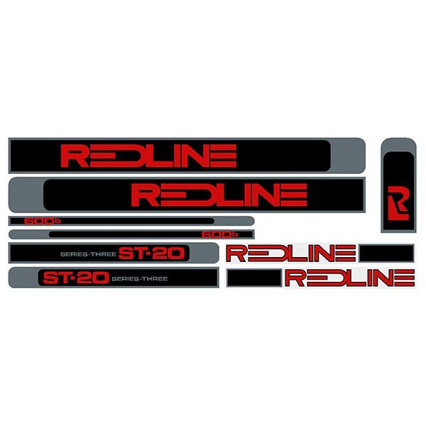 Redline - 1984 600b Decal set - Old school bmx - Bmx Products AU
