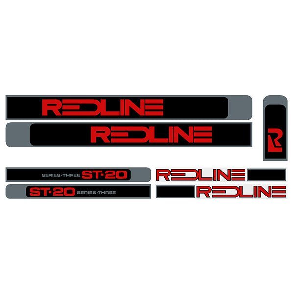 Redline - 1984 ST - 20 decal set - Old school bmx - Bmx Products AU