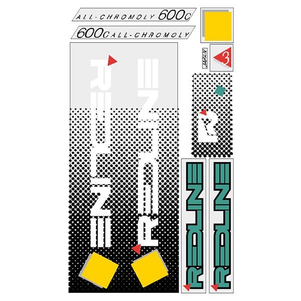 Redline - 1985 600C for Teal frame Decal set - Old school bmx - Bmx Products AU