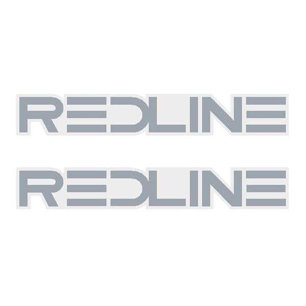 Redline - Chrome - Seat decal set - Old school bmx - Bmx Products AU