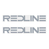Redline - Chrome - Seat decal set - Old school bmx - Bmx Products AU