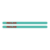 Redline Gen 3 - Teal with Yellow Triangle - Flight crank decal set - Old school bmx - Bmx Products AU