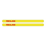 Redline Gen 3 Yellow with red logo - Flight crank decal set - Old school bmx - Bmx Products AU