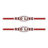 Redline Proline early font - no BLACK outline first gen DT decals - RED - Old school bmx - Bmx Products AU