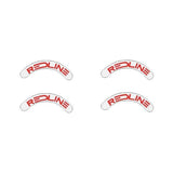 Redline Techmatic - white decal set - Old school bmx - Bmx Products AU