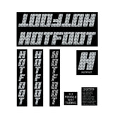 Repco - Hotfoot BLACK PRISM decal set - Old school bmx - Bmx Products AU