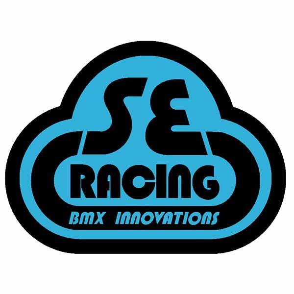 SE Racing - 80'S Head tube decal - Gen 2 BLACK & BLUE - Old school bmx - Bmx Products AU