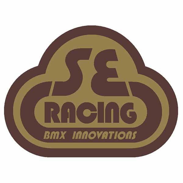 SE Racing - 80'S Head tube decal - Gen 2 BROWN & GOLD - Old school bmx - Bmx Products AU