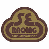 SE Racing - 80'S Head tube decal - Gen 2 BROWN & GOLD - Old school bmx - Bmx Products AU