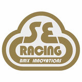 SE Racing - 80'S Head tube decal - Gen 2 GOLD on clear - Old school bmx - Bmx Products AU
