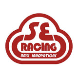 SE Racing - 80'S Head tube decal - Gen 2 RED on clear - Old school bmx - Bmx Products AU