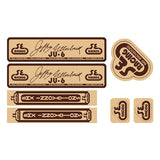 SE Racing - 80'S JU6 decal set in BROWN - Old school bmx - Bmx Products AU