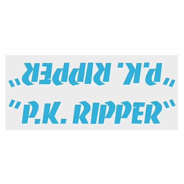 SE Racing - 80'S PK Ripper down tube decal - BABY BLUE - Old school bmx - Bmx Products AU