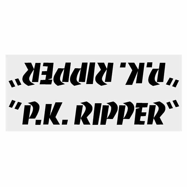 SE Racing - 80'S PK Ripper down tube decal - BLACK - Old school bmx - Bmx Products AU