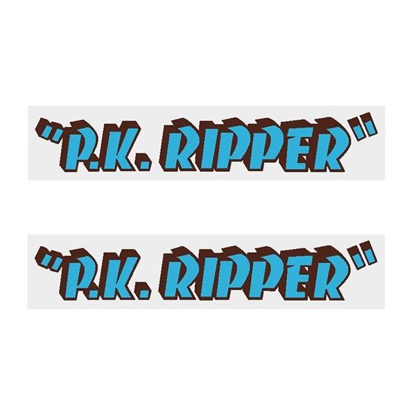 SE Racing - 80'S PK Ripper EARLY downtube decals - baby blue - Old school bmx - Bmx Products AU