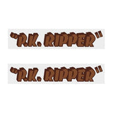 SE Racing - 80'S PK Ripper EARLY downtube decals - brown - Old school bmx - Bmx Products AU