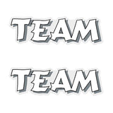SE Racing - 90'S PK Ripper TEAM top tube decals - Old school bmx - Bmx Products AU