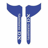Shimano DX Seatpole decal set - BLUE - old school bmx - Bmx Products AU