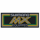 Shimano MX - yellow Green - chrome decal - old school bmx - Bmx Products AU