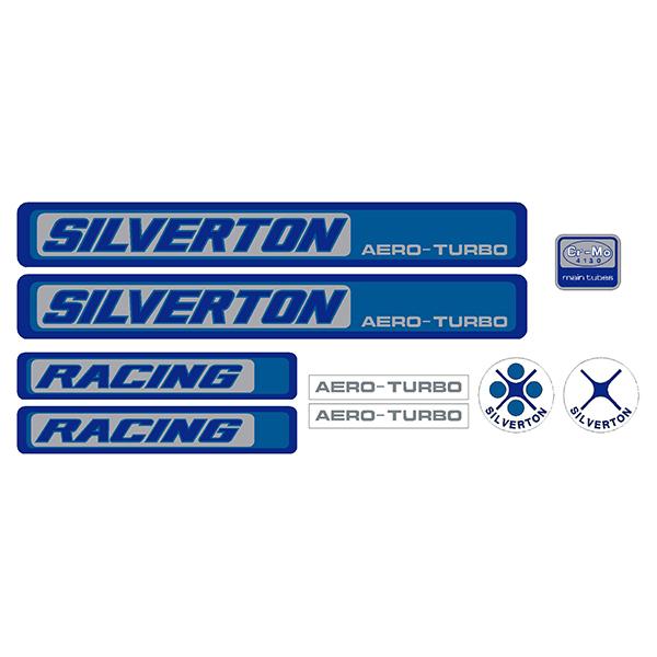 Silverton - Aero Turbo - BLUE - decal set - old school bmx - Bmx Products AU