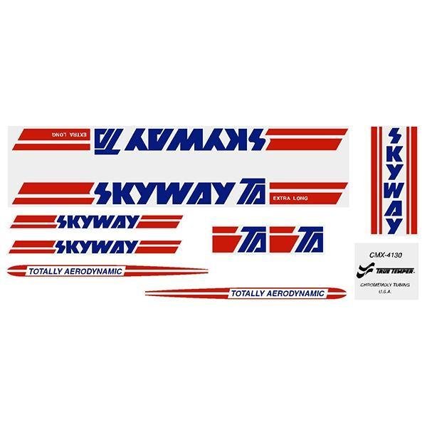Skyway TA - 80's version TA - XL decal set - old school bmx - Bmx Products AU