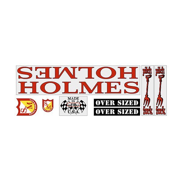 S&M - 1995 Holmes OVERSIZED decal set - old school bmx - Bmx Products AU
