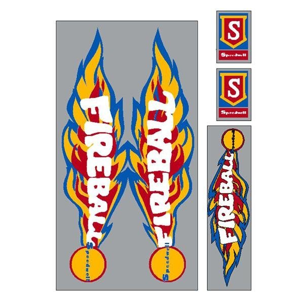 Speedwell Fireball dragster decal set - Bmx Products AU