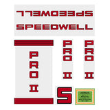 Speedwell PRO II decal set - old school bmx - Bmx Products AU