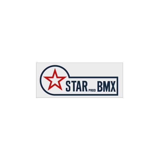 Star Products - BMX blue orange decal - old school bmx - Bmx Products AU