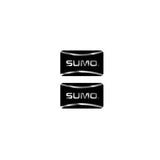 Sumo - Black on Chrome rim decals - old school bmx - Bmx Products AU