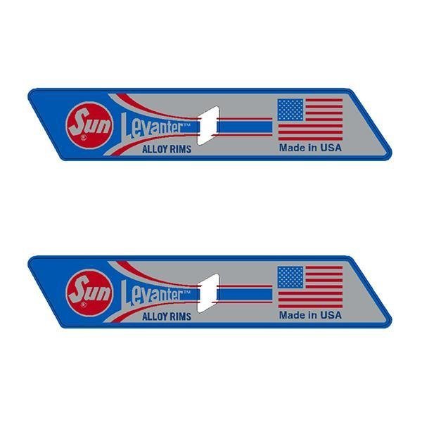 SUN - Levanter rim decals - old school bmx - Bmx Products AU