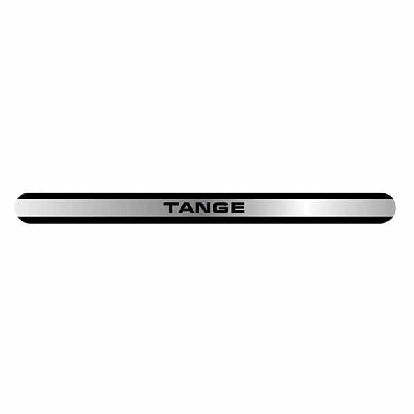 Tange - BLACK BANDS - seat clamp decal - old school bmx - Bmx Products AU