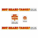 Tange - Hotheart BMX "Question mark" decal set - Old school bmx - Bmx Products AU