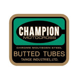 Tange - Motocross tubes seat tube decal - old school bmx - Bmx Products AU