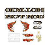 Tange - National - HOTROD - decal set - Old school bmx - Bmx Products AU