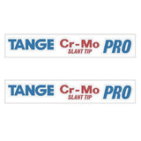 Tange Slant Tip Pro fork decal set - old school bmx - Bmx Products AU