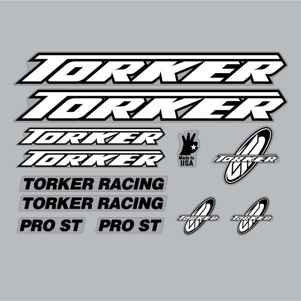 Torker - 1998 Pro ST decal set - old school bmx - Bmx Products AU