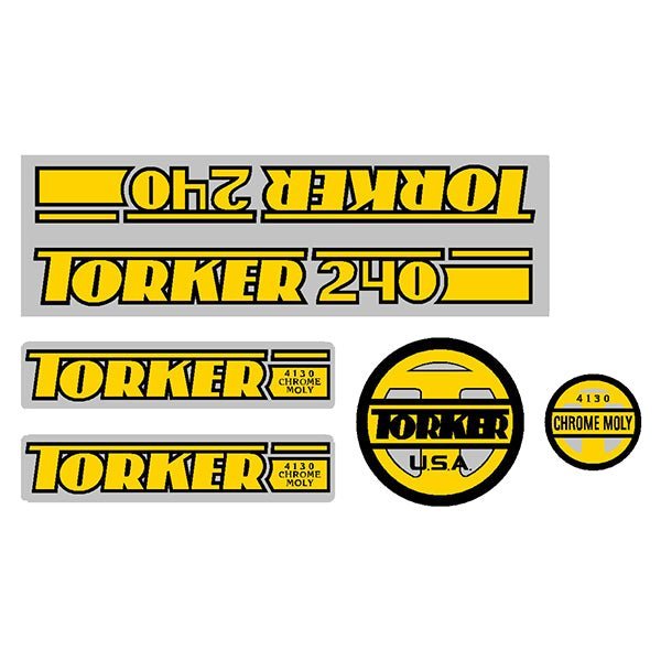 Torker - 240 decal set - Old School bmx - Bmx Products AU