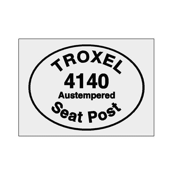 Troxel - 4140 seat pole decal - Old school bmx - Bmx Products AU
