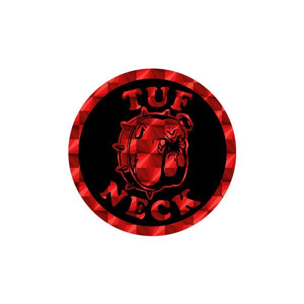 Tuf - neck - RED PRISM Stem decal - old school bmx - Bmx Products AU