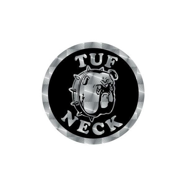 Tuf - neck - SILVER PRISM Stem decal - old school bmx - Bmx Products AU