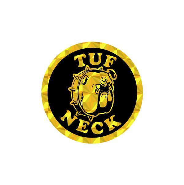 Tuf - neck - YELLOW PRISM Stem decal - old school bmx - Bmx Products AU