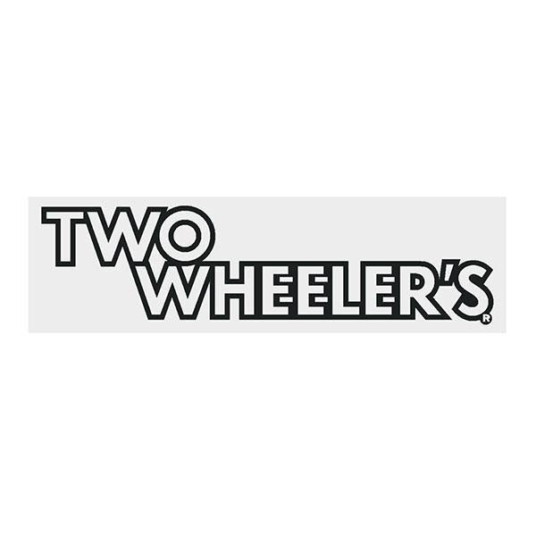 Two Wheelers - Bar - decal BLACK - Old school bmx - Bmx Products AU