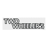 Two Wheelers - Bar - decal BLACK - Old school bmx - Bmx Products AU